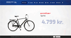 Desktop Screenshot of horsenscykler.dk